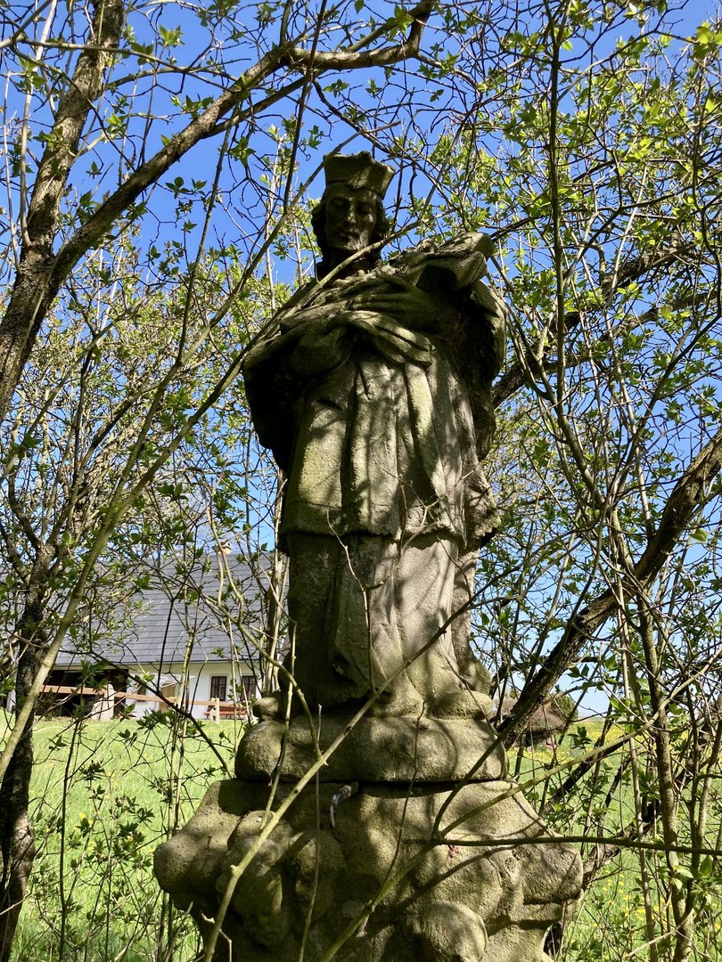 Socha sv. Jana Nepomuckého, Božanov