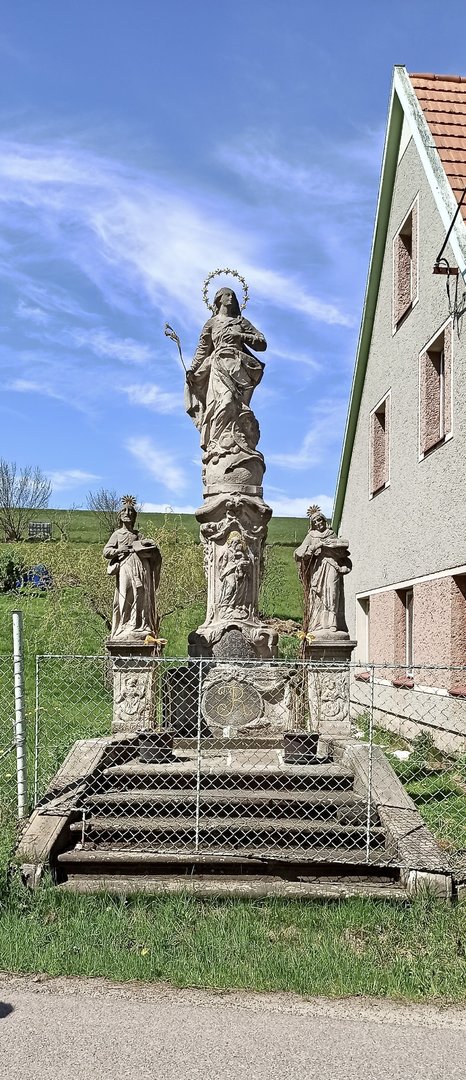 Sousoší Panny Marie Immaculaty se schodištěm, Martínkovice