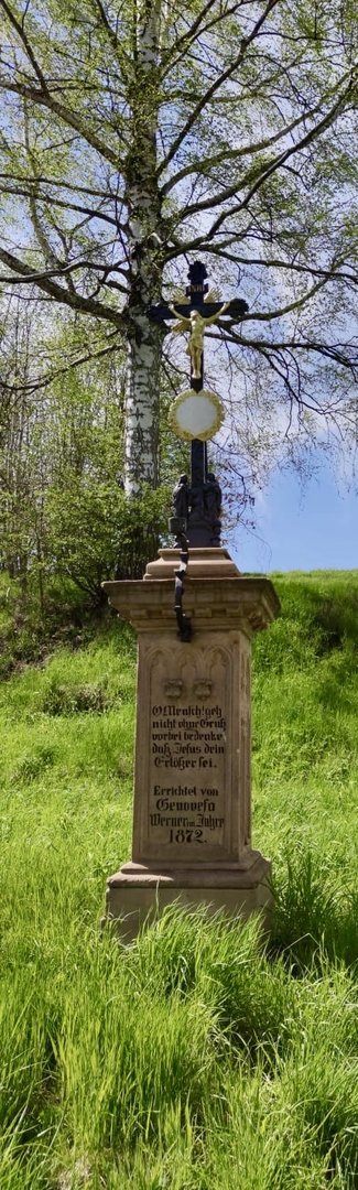 Kříž Genovefy Werner z r. 1872, Martínkovice