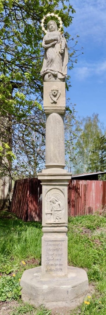 Socha Panny Marie z r. 1639, Otovice