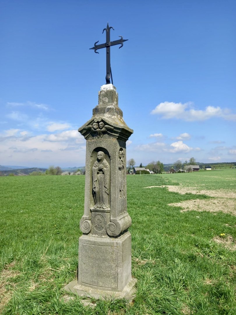 Kříž Františka Klimeše z r. 1878, Slavný